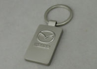 3D سبائك الزنك سلسلة المفاتيح ضبابي الفضة تصفيح لسلاسل مفتاح السيارة