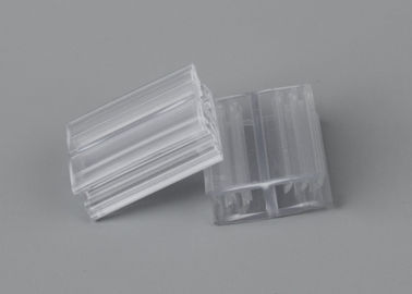 تخصيص حامل تسجيل كليب مزدوجة تسجيل موصل PVC حامل المشابك شفافة