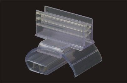 التجزئة الاقتصادي البلاستيك حامل تسمية 28MM X 23MM × 32 مم بالنسبة للمخزن