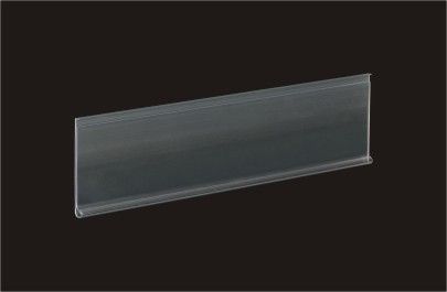 مكتبة الجرف البلاستيك تسمية حامل، سوبر ماركت عرض واضح PVC قطاع البيانات 30mm و